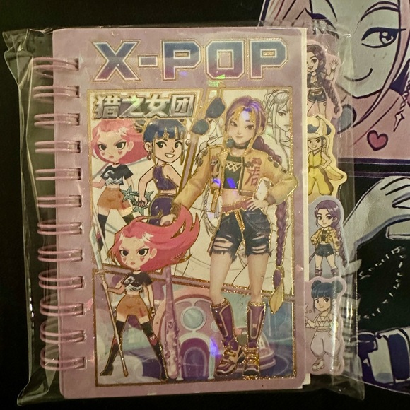 Demon Hunter Graphic Black Tote Bag Set - Picture 3 of 4